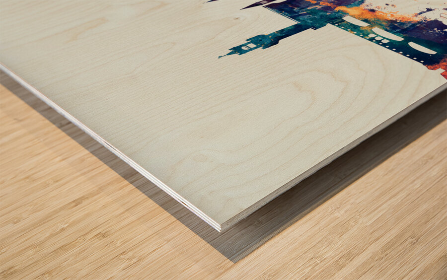 Florence Italy Skyline Wood print