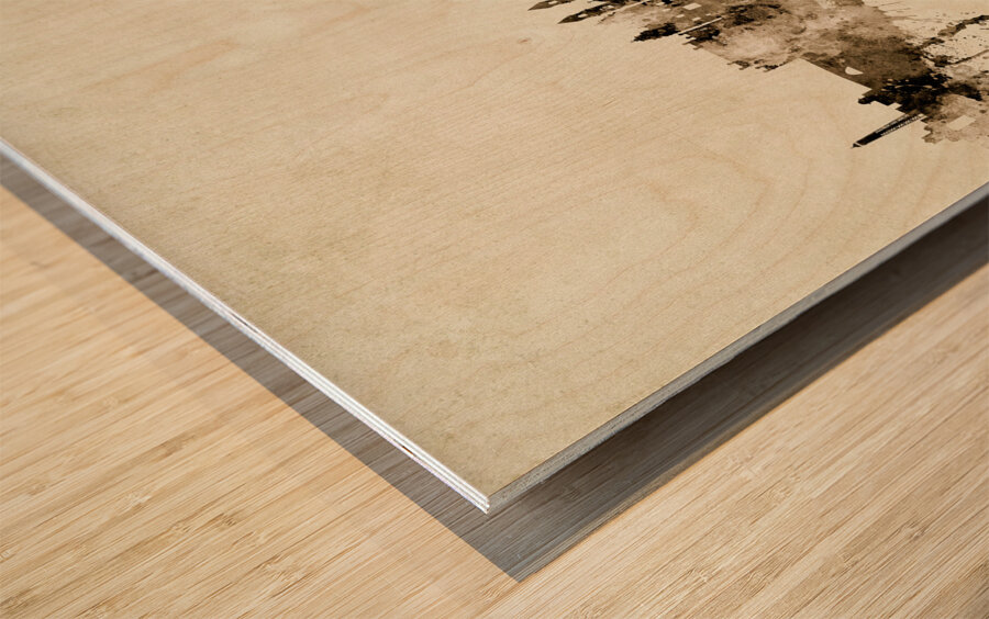 Cadiz Spain Skyline Wood print