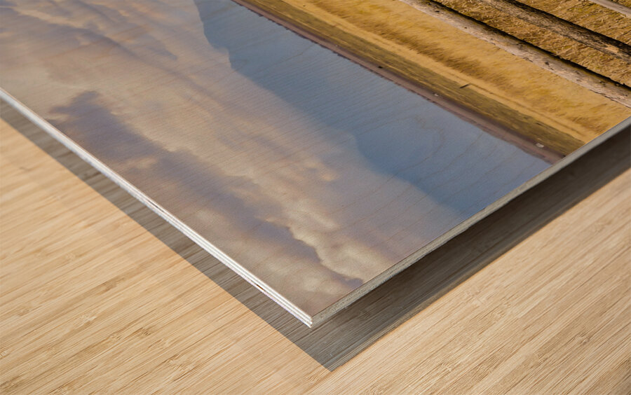 Lonely Moulton Mormon Row Prairie Dwelling Wood print