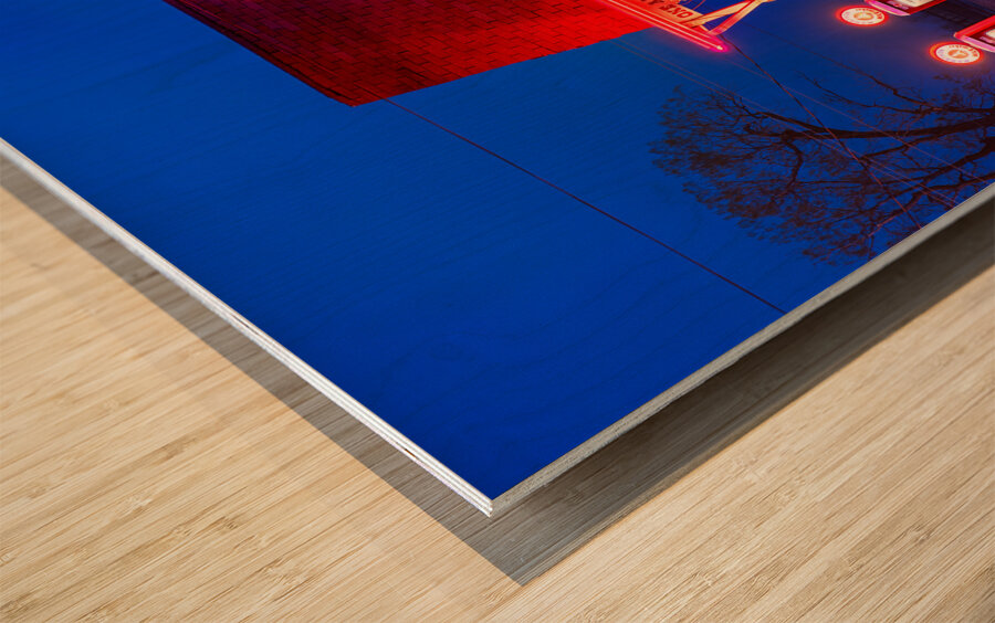 Dairy King on Route 66 Wood print