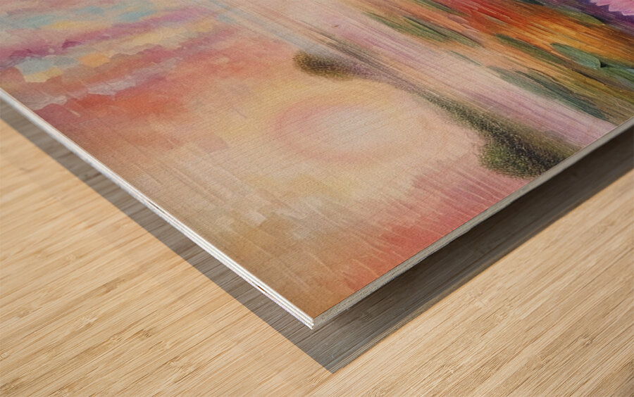 Lotus Pond 2024 07 08 15 27 37 Wood print