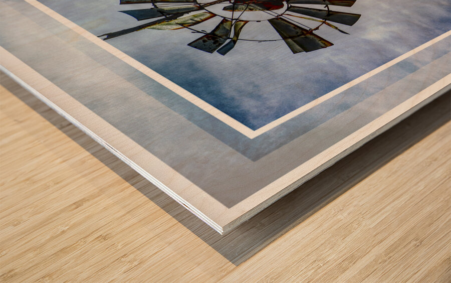 Rockville South Carolina  Windmill Wood print