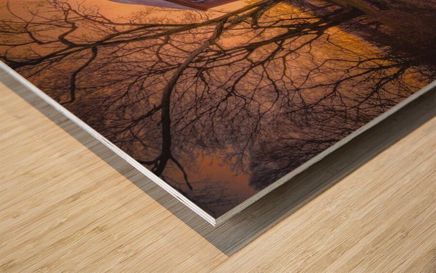 kerr mill north carolina5 Wood print