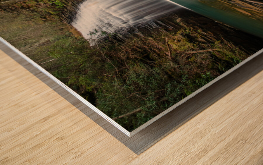 Stinging Fork Falls Wood print