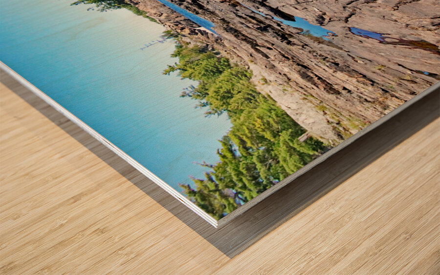 Moon River Falls XII Wood print