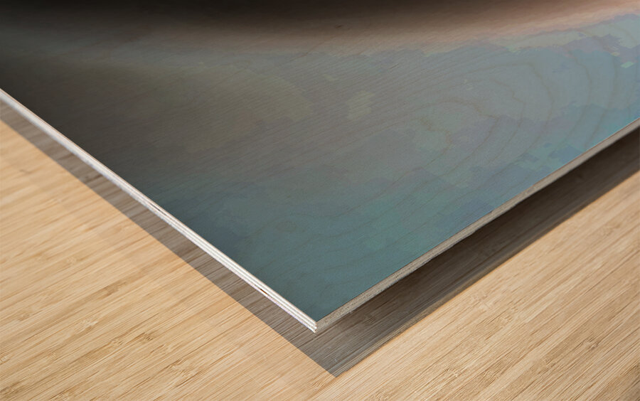 Cool Abstract Transition Wood print