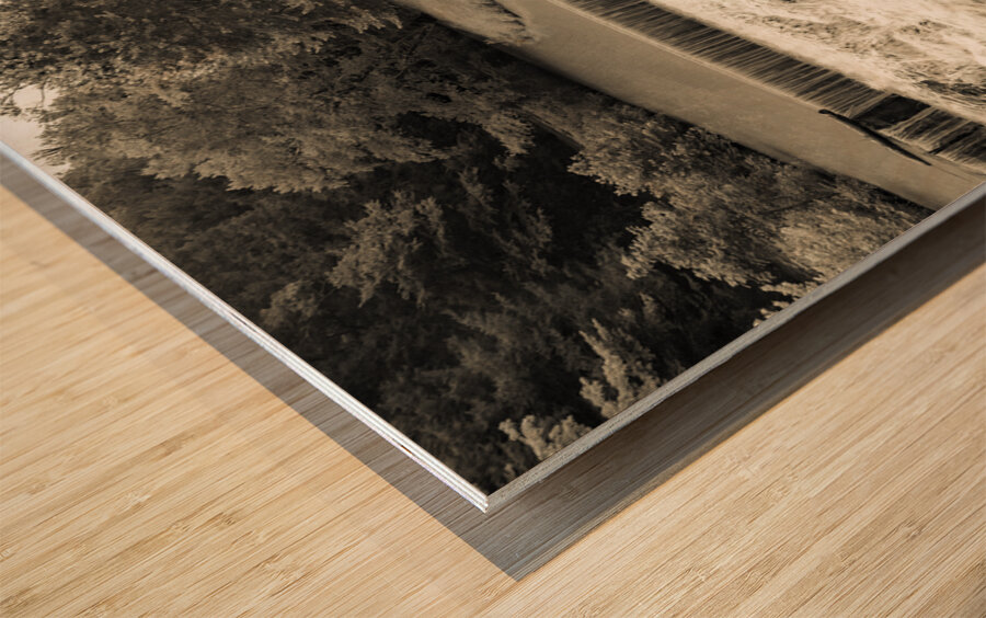 West Virginia Cotton Hill Mill Wood print