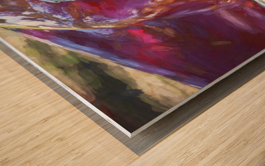 1949 Red Chrysler Town and Country Woody Convertible X100. 16 Wood print