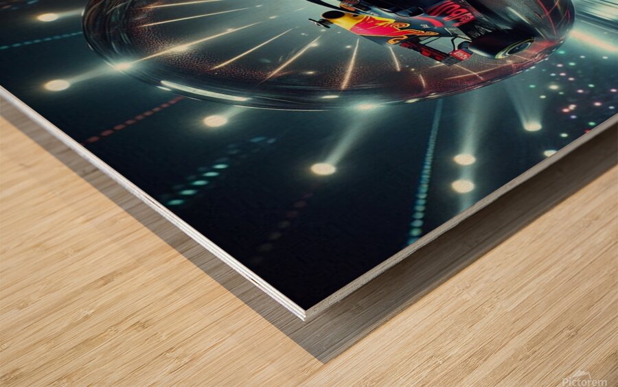 Glass Art 194 Wood print