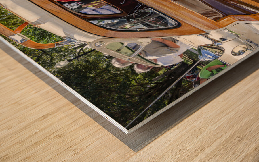 1947 Tan Chrysler Town And Country Sedan 4 Door X1 15 Wood print