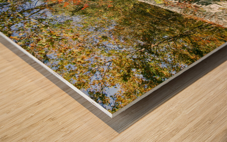 Ye Olde Stone Bridge Wood print