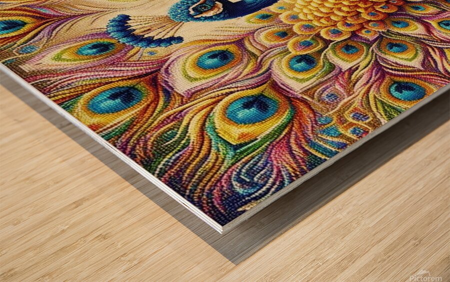 Royal Radiance” Wood print