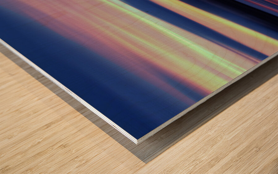 Good Morning Geese Wood print