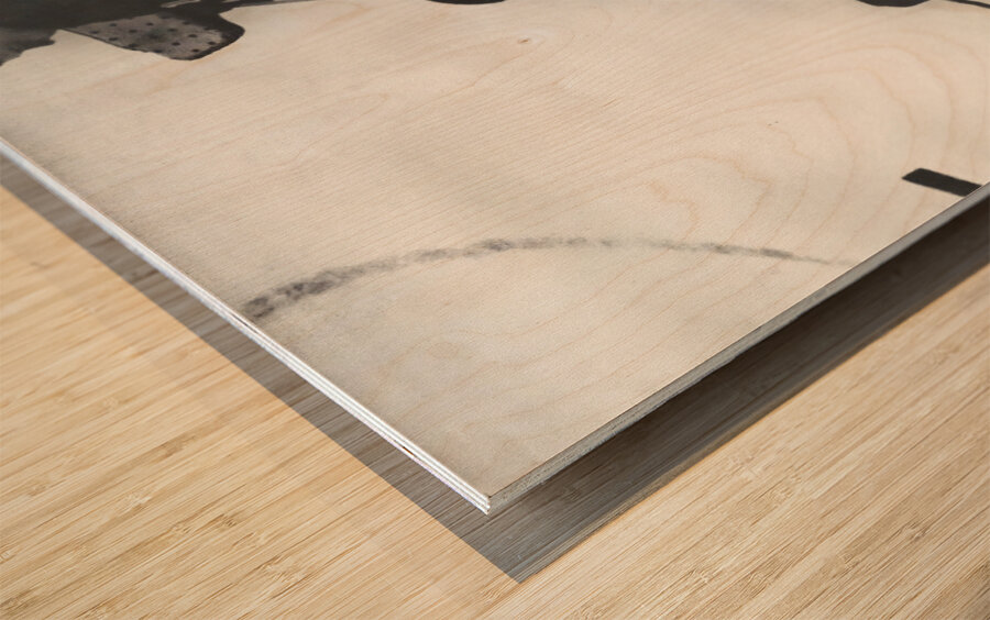 1962 new york rangers program art Wood print