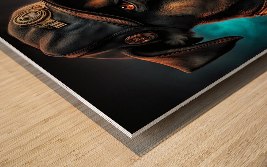 FLOPPY EARED CAP Wood print