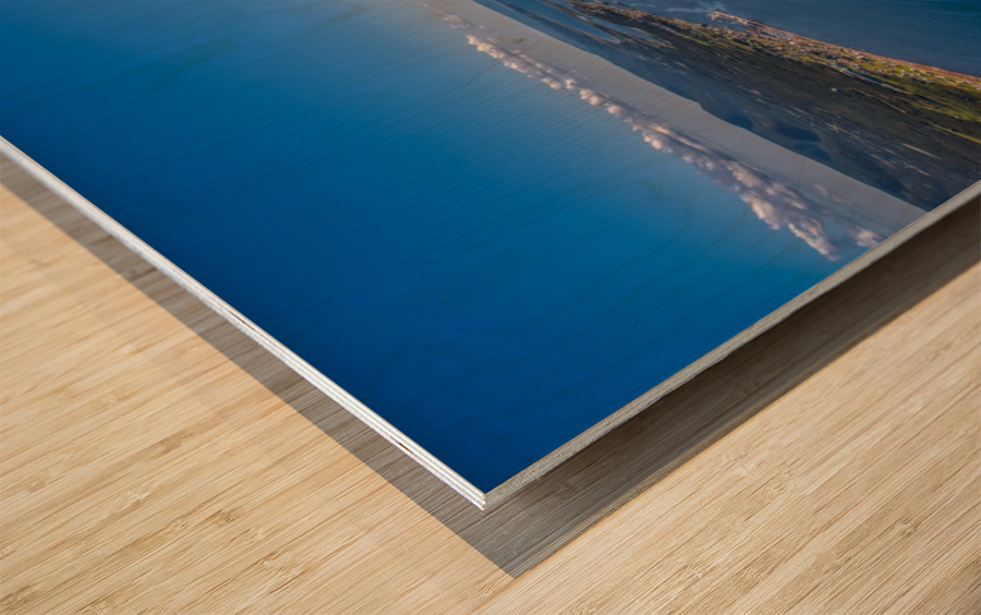 Cheticamp Aerial  Wood print