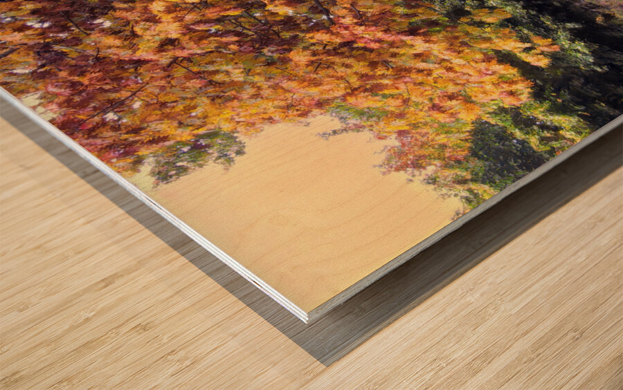 The Best of Friends in All Seasons Wood print