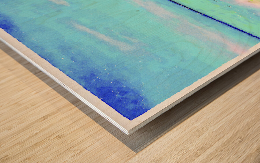 South Pacific  Wood print