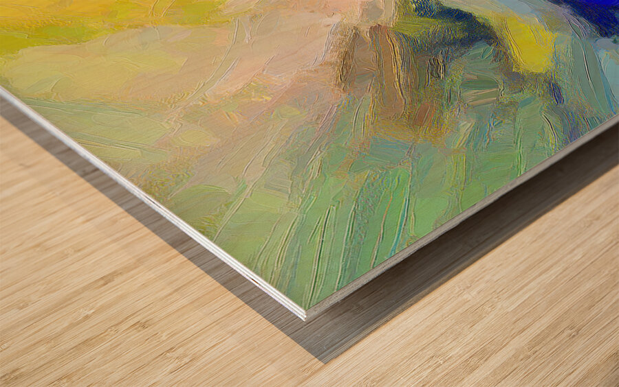 The Green Room Wood print