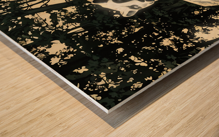 1952 Nittany Lion Shrine Art Wood print