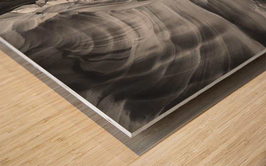 Sunbeam in Upper Antelope Canyon Arizona Wood print