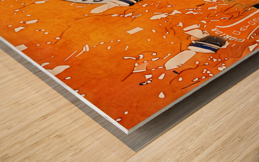 Florida Gator Pride of the Sunshine Marching Band Art Wood print