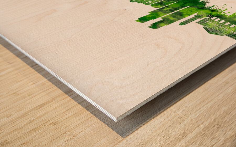 Rosario Argentina Cityscape Wood print