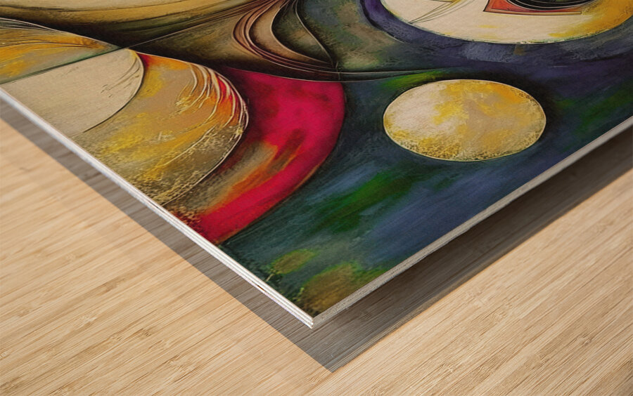 Parties Make Me Sleepy Wood print