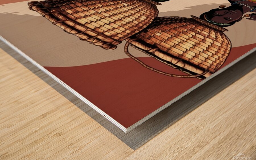 Grace in Tradition: Women of Heritage Wall Art  Wood print