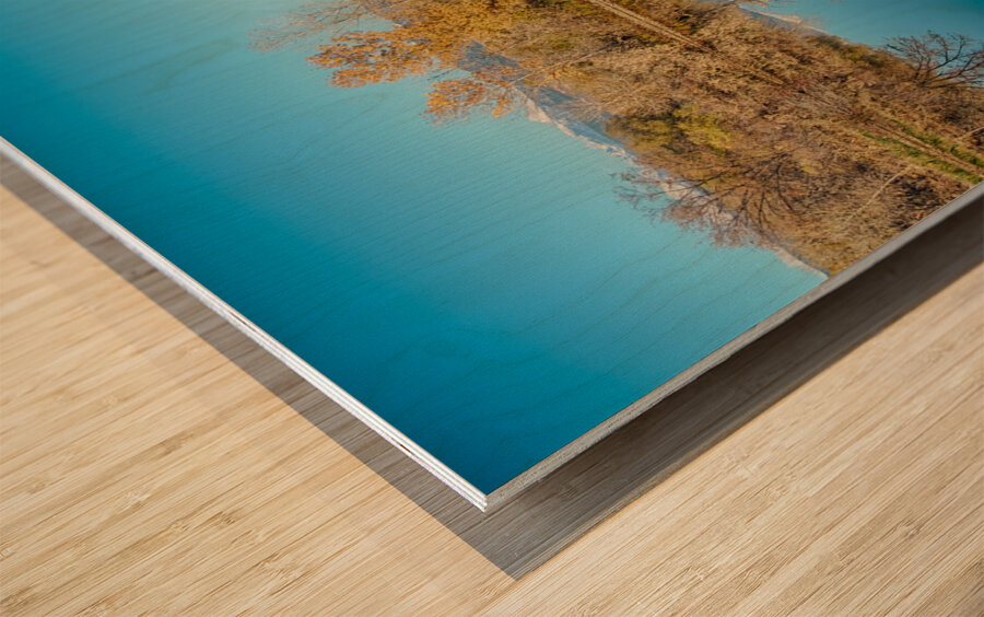 Autumn Colorado Twin Peaks Golden Ponds Reflections Wood print