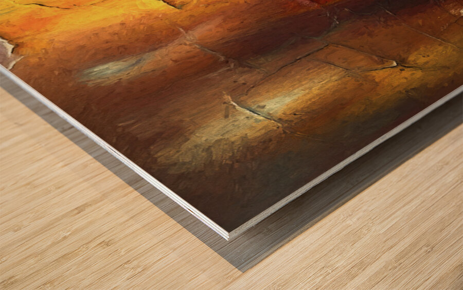 Abstract Obsession Wood print