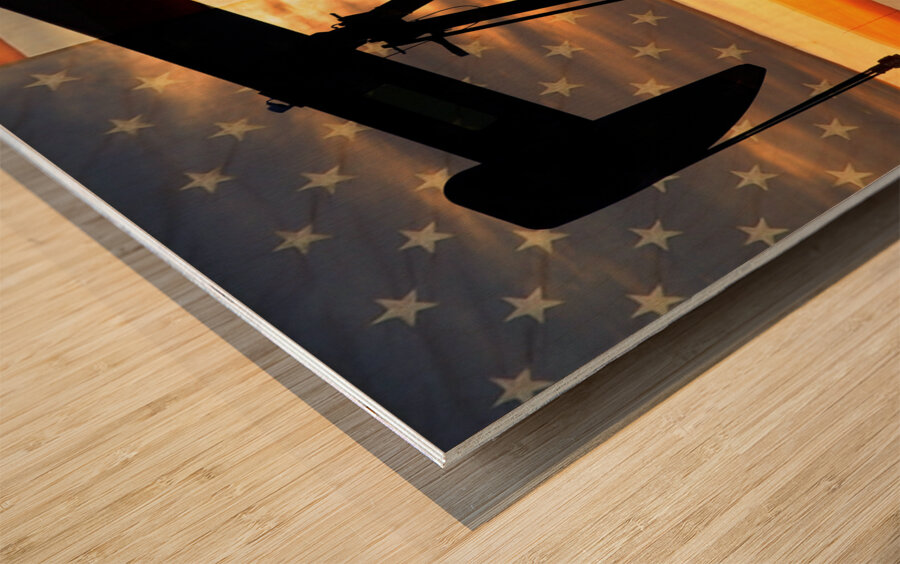 American Oil  Wood print