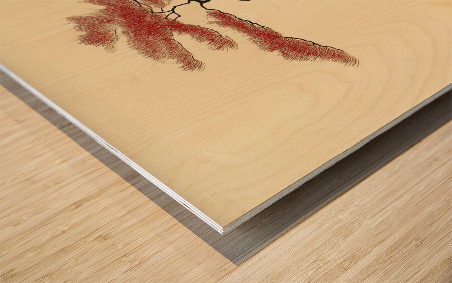 Japan Style Wood print