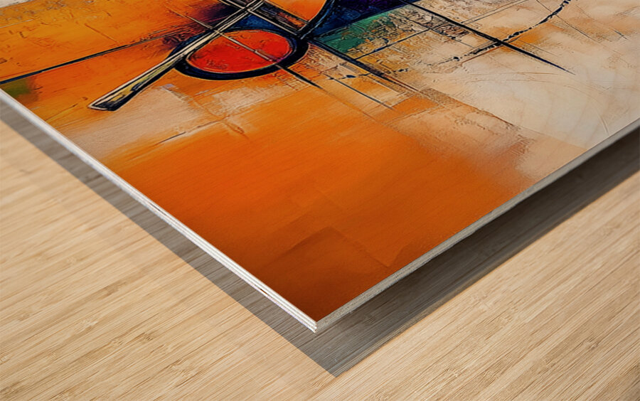 Martini Pleasure Wood print