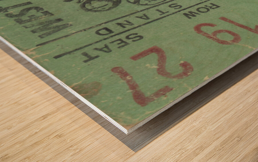 1976 West Campus Cougars vs. Southside Cardinals Wood print