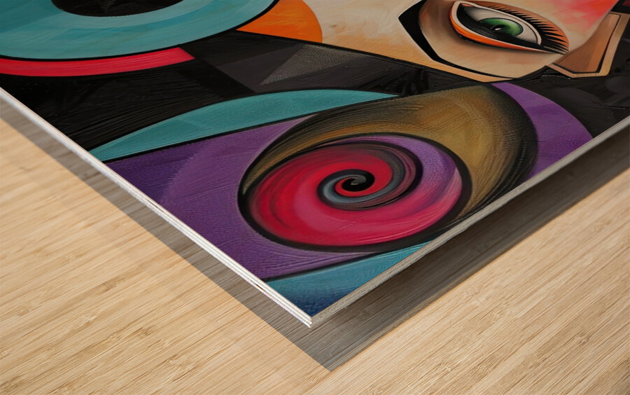 Chromatic Muse K29H7N 62 Wood print