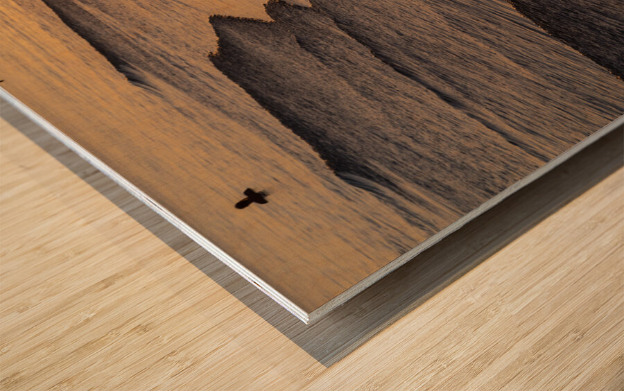 Golden Tide Wood print