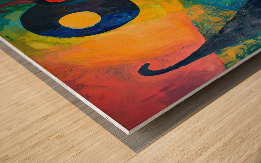 Chromatic Rhapsody K295HJ 55 Wood print