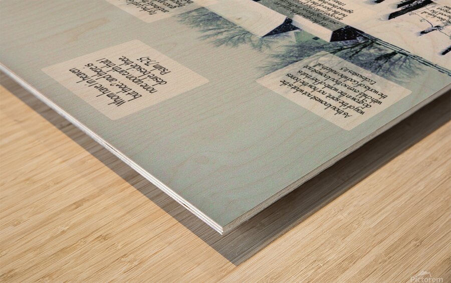 MNW3-HOMESTEAD Wood print