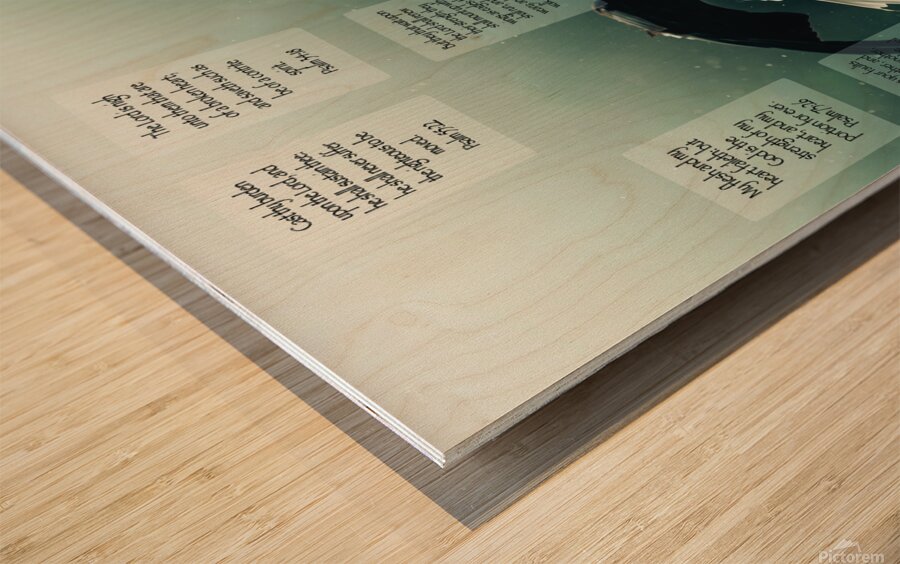 MNW10-EAGLE Wood print