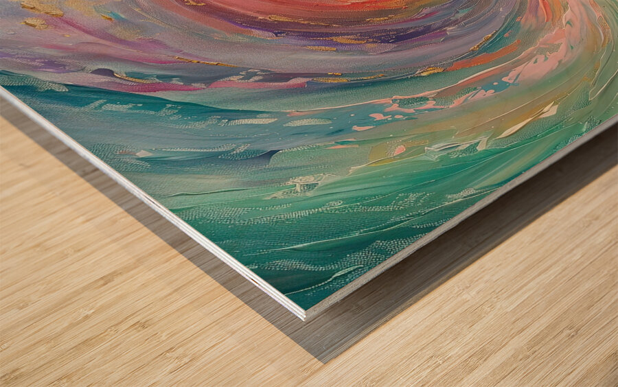 Cosmic Swirl H9P4N2 60 Wood print