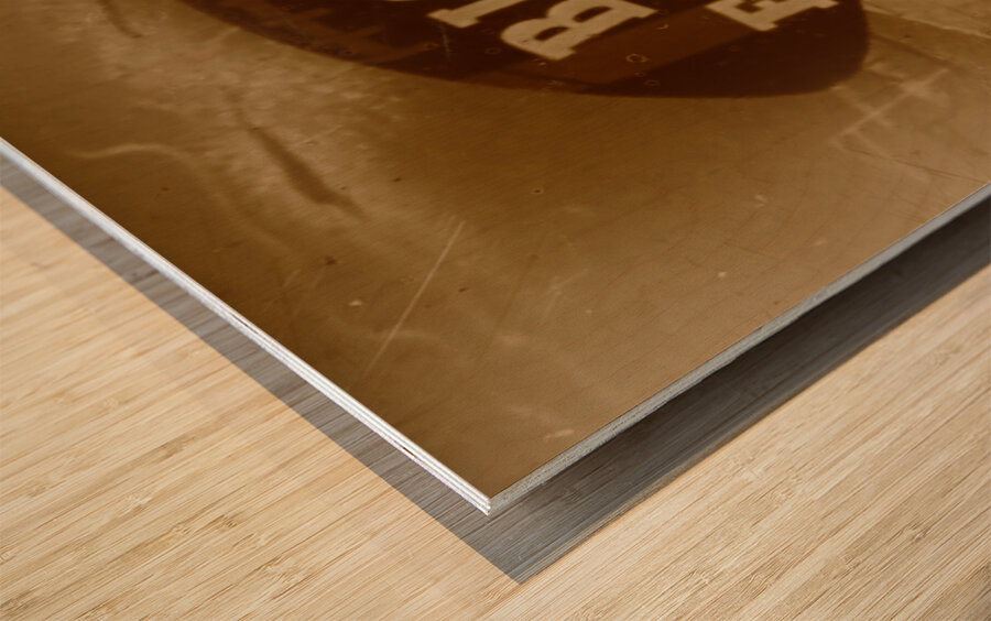 1960s Big Ten Football Art Wood print