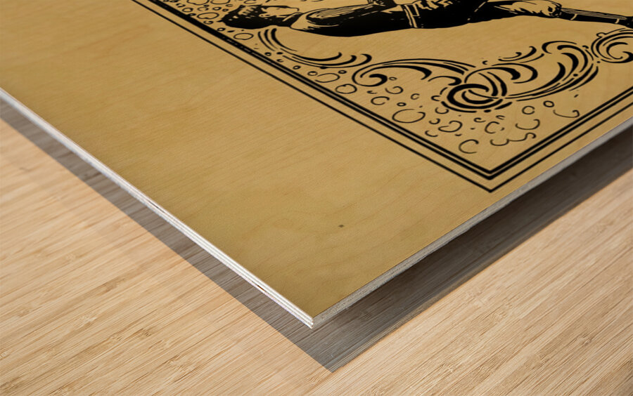 Early 1900s Purdue University Art by Raschbacher Wood print