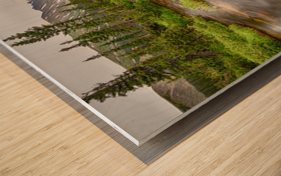 Colorado Indian Peaks Wilderness Creek Panorama Wood print