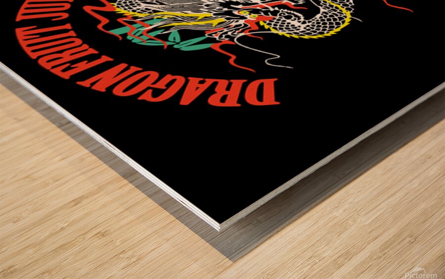 Dragon Fruit Juice Wood print