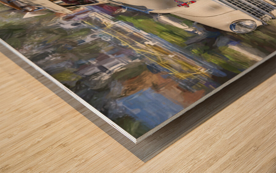 1947 Tan Chrysler Town And Country Sedan 4 Door X1 6 Wood print