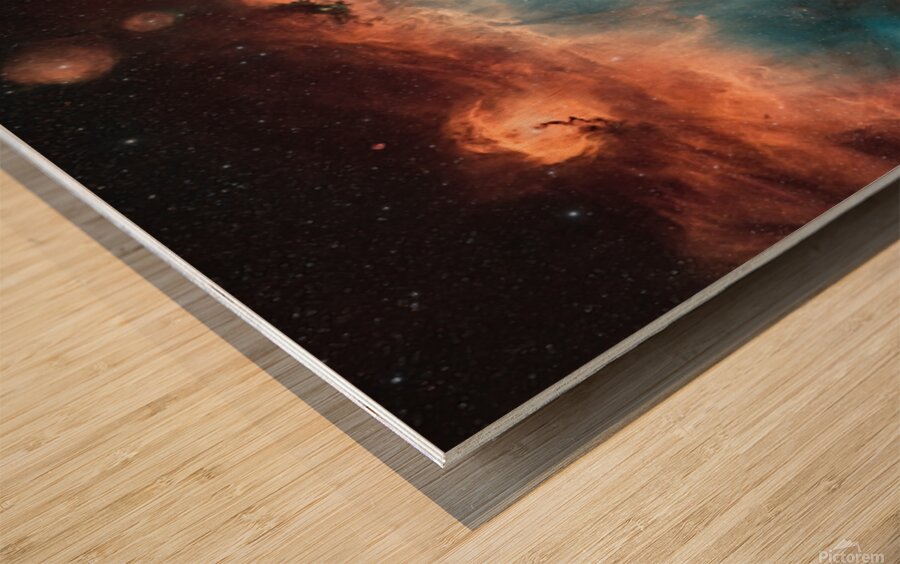Seagull Nebula Wood print