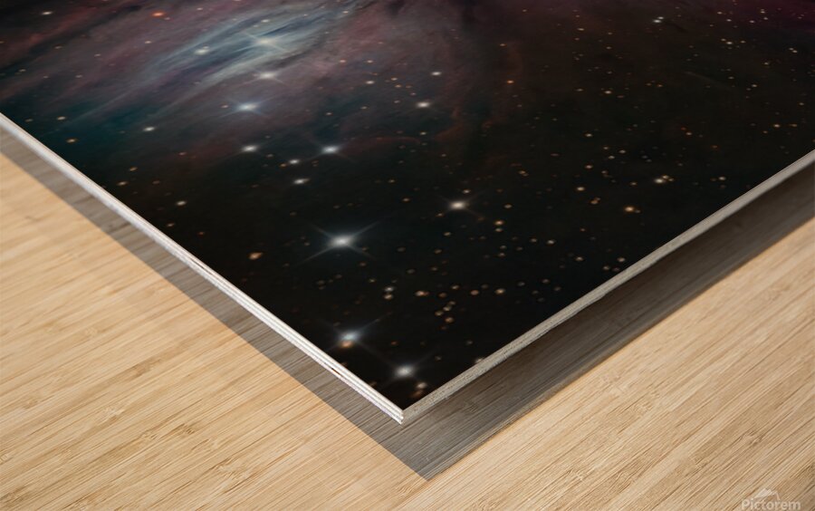 Angel Nebula Wood print