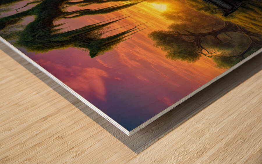 PIROGUE 2 Wood print