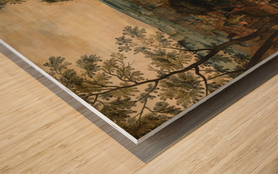 Kruisdraging Wood print